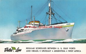 Delta Line Steamship, New Orleans to South America Routes