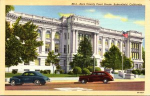 California Bakersfield Kern County Court House Curteich