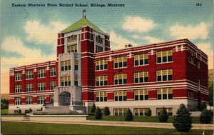 Eastern MT State Normal School Billings Montana Postcard