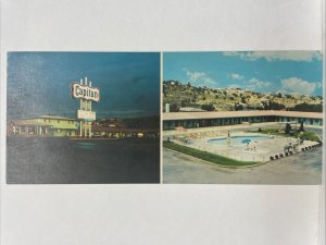 El Capitan Motel Gallup, New Mexico Oversize Postcard