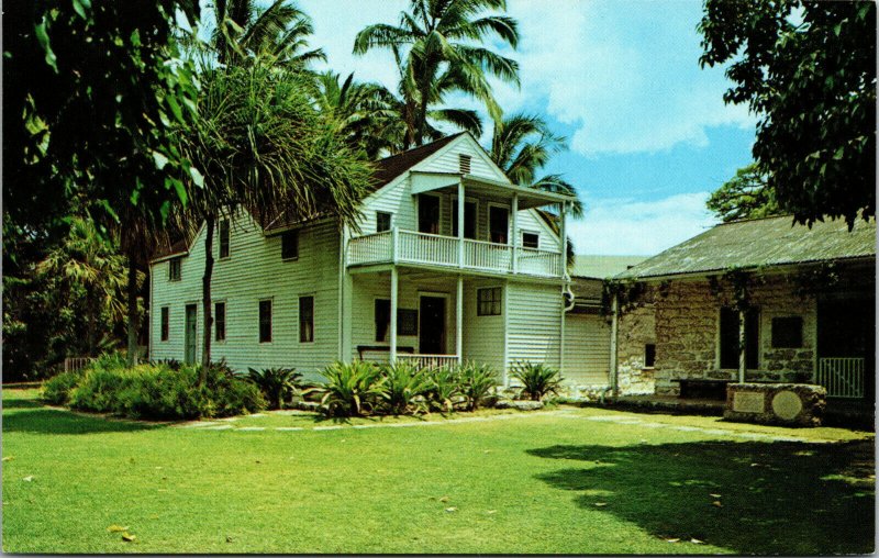 Vtg The Frame House Mission Houses Museum Honolulu Hawaii HI Unused Postcard