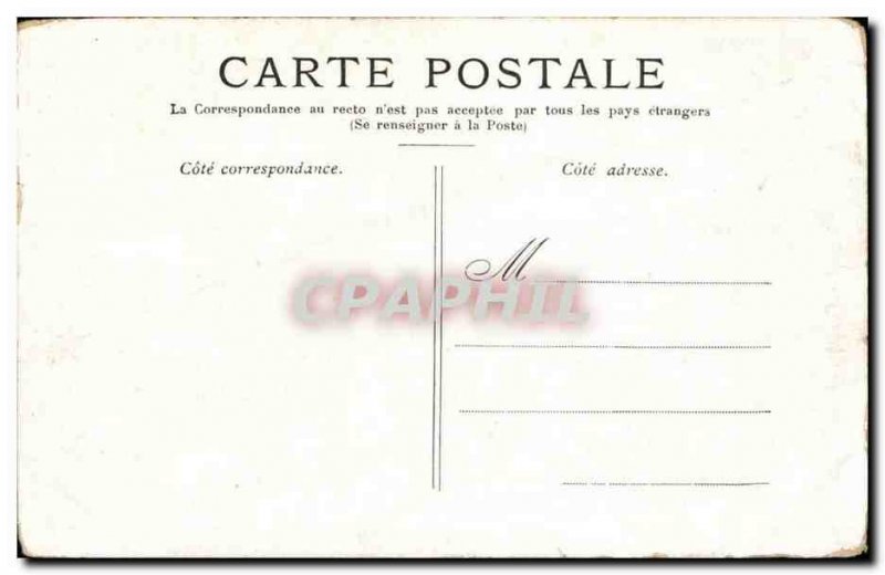 Old Postcard Paris Eiffel Tower