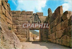 Postcard Modern Mycenae Lion Gate