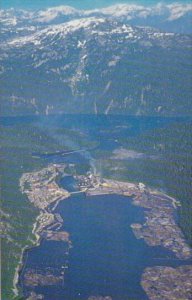 Canada Aerial View Ocean Falls British Columbia