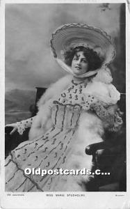 Miss Marie Studholme Theater Actor / Actress Rips on back crease, small paper...