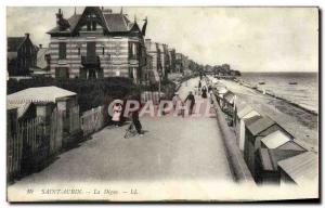 Old Postcard Saint Aubin La Digue