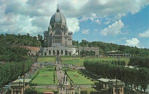 Circa 1960's Saint Joseph Oratory, Montreal, Canada Classic Cars Postcard