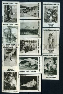 500633 Czechoslovakia Gallery in Prague Vintage match labels