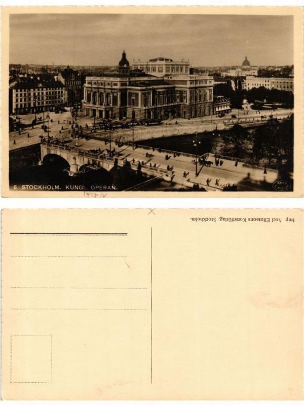 CPA AK STOCKHOLM Kungl. Operan SWEDEN (418923)