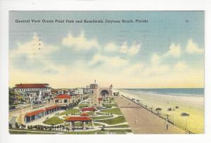 1941 USA Postcard - Ocean Front Park & Boardwalk, Daytona Beach, FL (AG17)