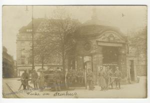 German Revolution 1919 Munich Freikorps Artillery MG Strassenkampf RPPC 51923