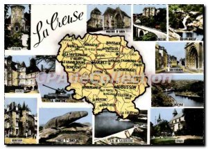 Postcard Modern Creuse Aubusson Area Population