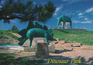 Dinosaur Park at Rapid City SD, South Dakota - Roadside