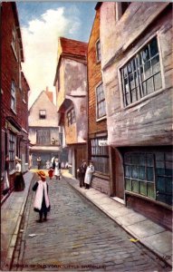 Little Shambles, a Corner of Old York Tucks 7088 Vintage Postcard A61