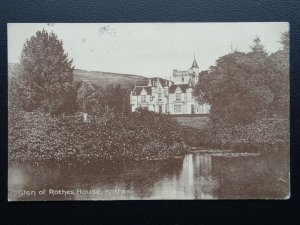 Scotland Moray Rothes GLEN OF ROTHES HOUSE c1920's Postcard