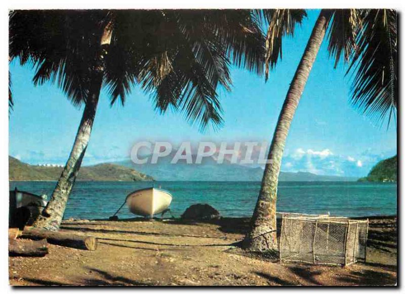 Postcard Modern Guadeloupe Basse Terre and Soufriere views of Saintes