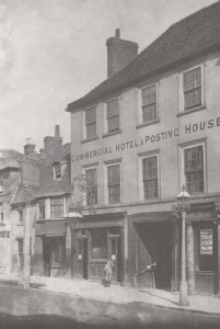 The Angel Commercial Hotel & Posting House Ilford Essex Postcard