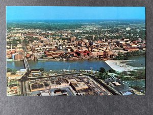 Aerial View Of Columbus GA Chrome Postcard H1218090611