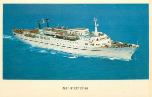 Steamship M.V. West Star, West Line, Western Hemisphere, Westours