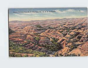 M-204509 Cedar Canyon from US Highway No 10 North Dakota Badlands USA