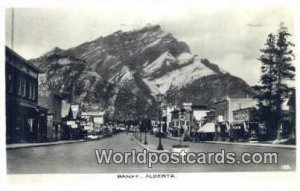 Real Photo Banff Alberta Canada 1937 