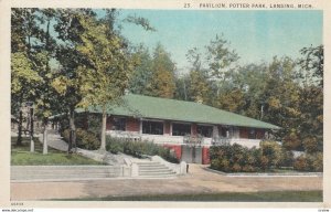LANSING,Michigan, 1900-1910's; Pavilion, Potter Park