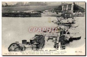 Old Postcard From 1914 Campaign 1915 After The Disaster Pres De Lizy sur Ourc...