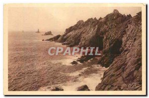 Old Postcard La Douce France Brittany Cote Sauvage Raz Finistere the South Coast