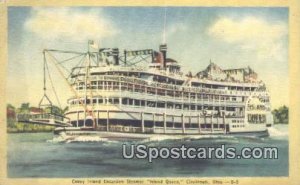 Coney Island Excursion Steamer, Island Queen - Cincinnati, Ohio OH  