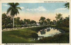 dominican republic, SANTO DOMINGO, Carretera del Norte de Ciudad (1923) Postcard