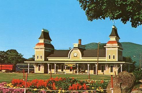 NH - North Conway, Victorian Railroad Station, Conway Scenic Railroad