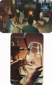 (4 cards) Corning NY, New York - Cprning Glass Works