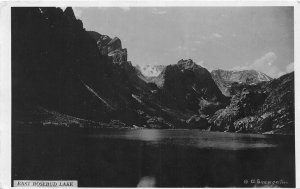 J33/ Alpine Montana RPPC Postcard c1920s East Rosebud Lake Mountains  213