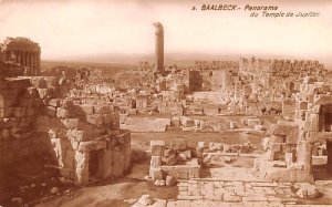 du Temple de Jupiter Baalbek, Lebanon , Carte Postale Unused 