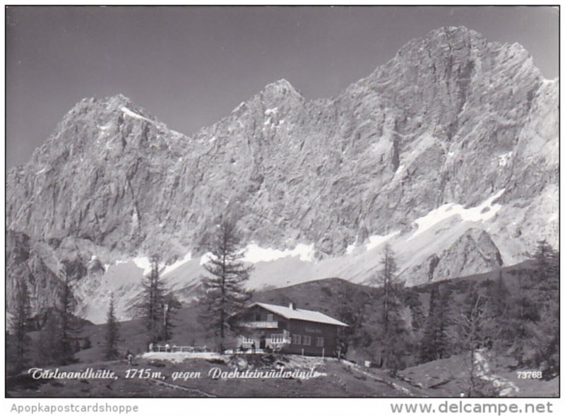 Austria Tuerwandhuette gegen Dachsteinsuedwaende Photo