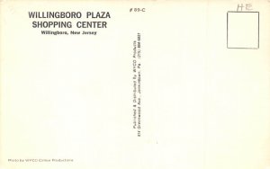 Willingboro Plaza Shopping Center New Jersey Postcard