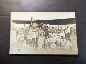 Mint Germany Aviation RPPC Postcard Group Photo