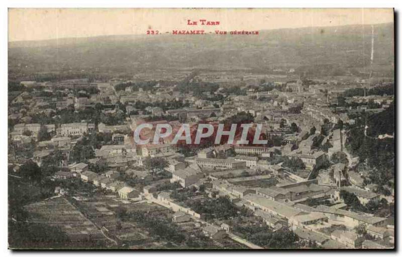 Mazamet - Vue Generale - Old Postcard