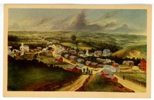 NY - Postenkill in 1862. Painting by Joseph H. Hidley