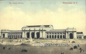 Union Station, Washington DC, District of Columbia, USA Depot Railroad 1909 