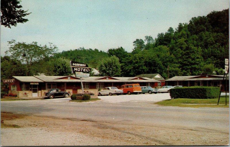 Vtg 1970s Parkway Motel Jasper Arkansas AR Unused Chrome Postcard