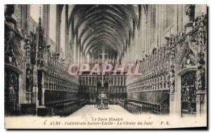 Old Postcard Albi Cathedrale Saint Cecile Choir of Jube