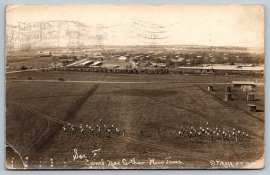 RPPC Real Photo Postcard - WW1  Camp MacArthur - Waco Texas - 1917