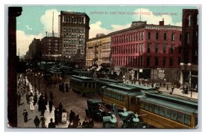 Superior Street View East From Post Office Cleveland Ohio OH UNP DB Postcard Q22