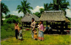 Florida Seminole Indian Family