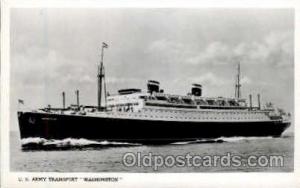 US Army Transport Washington Ship Unused 