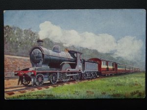 Official GS&WR SUNNYSIDE OF IRELAND LOCO AMERICAN MAIL c1905 Postcard R.Tuck