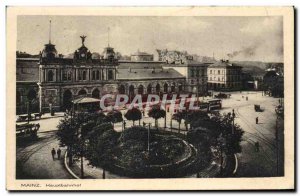 Old Postcard Mainz Hauptbahnhof