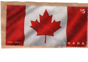 $5.00 Canada Postage Stamp 2015 Flag Commemorative