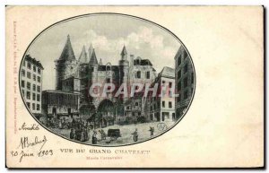 Old Postcard View From the Grand Chatelet Musee Carnavalet